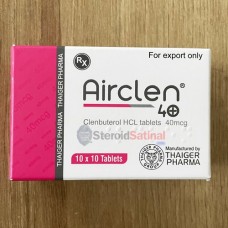 Thaiger Pharma Clenbuterol - Airclen 40mcg 100 Tablet